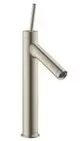 AXOR-HG-AXOR-Starck-Einhebel-Waschtischmischer-170-mit-Pingriff-und-Ablaufgarnitur-Brushed-Nickel-10123820 gallery number 1